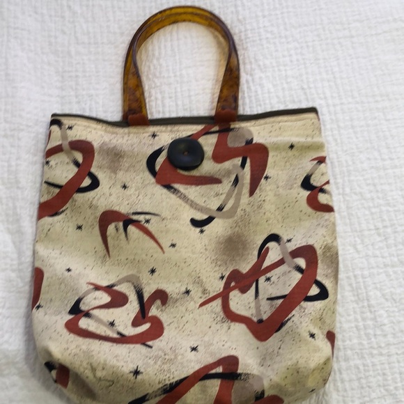 Fabric tote bag with double handles. - Picture 1 of 7
